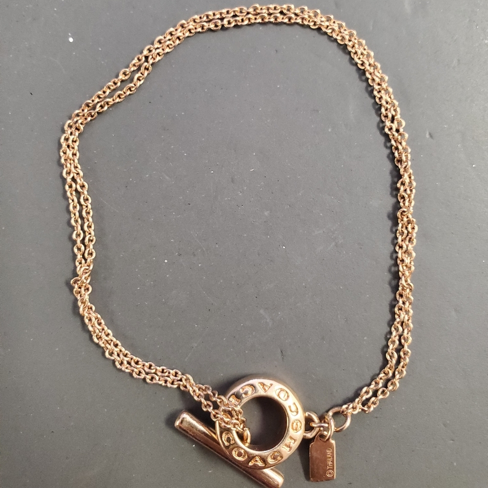 Coach Rose gold bracelet